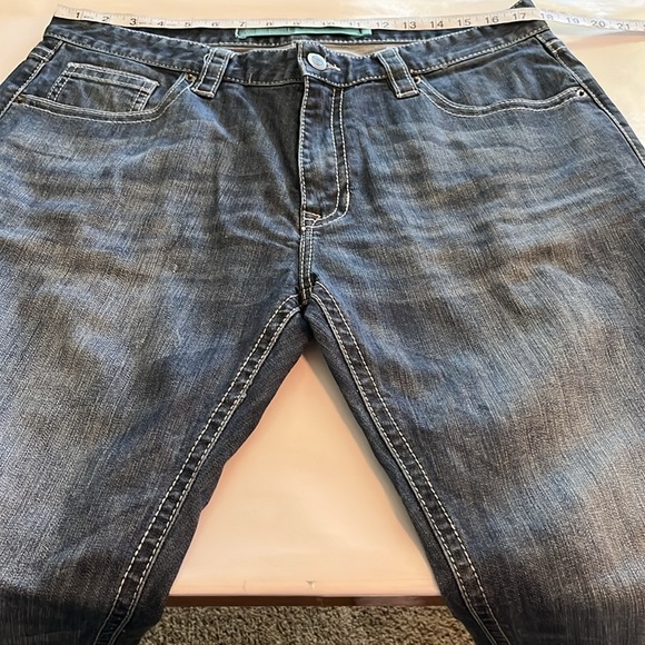 Rock & Roll Denim Revolver Straight Slim Size 36 x 30 - Picture 4 of 16